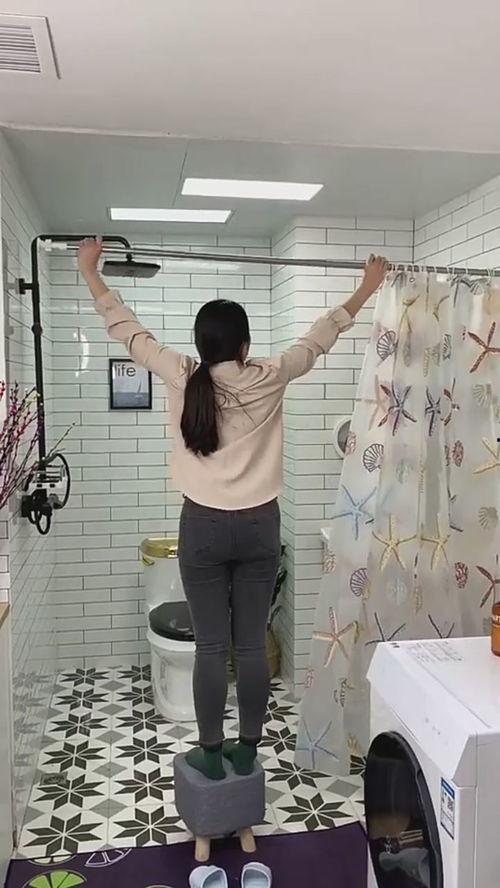免打孔窗帘杆安装视频,轻松一步打造完美家居