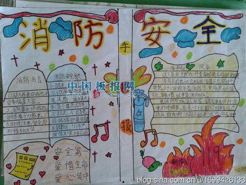 关于安全手抄报图片大全,手抄报中的视觉警示与教育